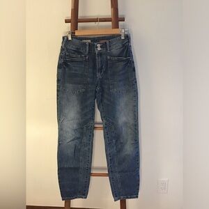 Pilcro Straight Leg Jeans - Medium Blue